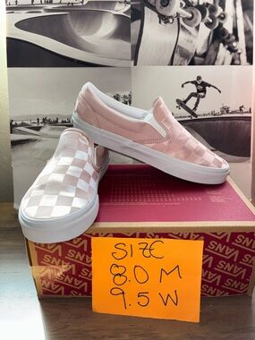 Vans Classic Slip On sz 8.0 Men’s 9.5 Women’s